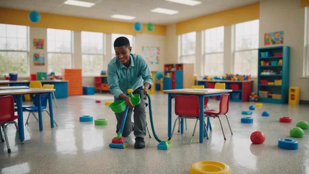 early childhood facility cleaning