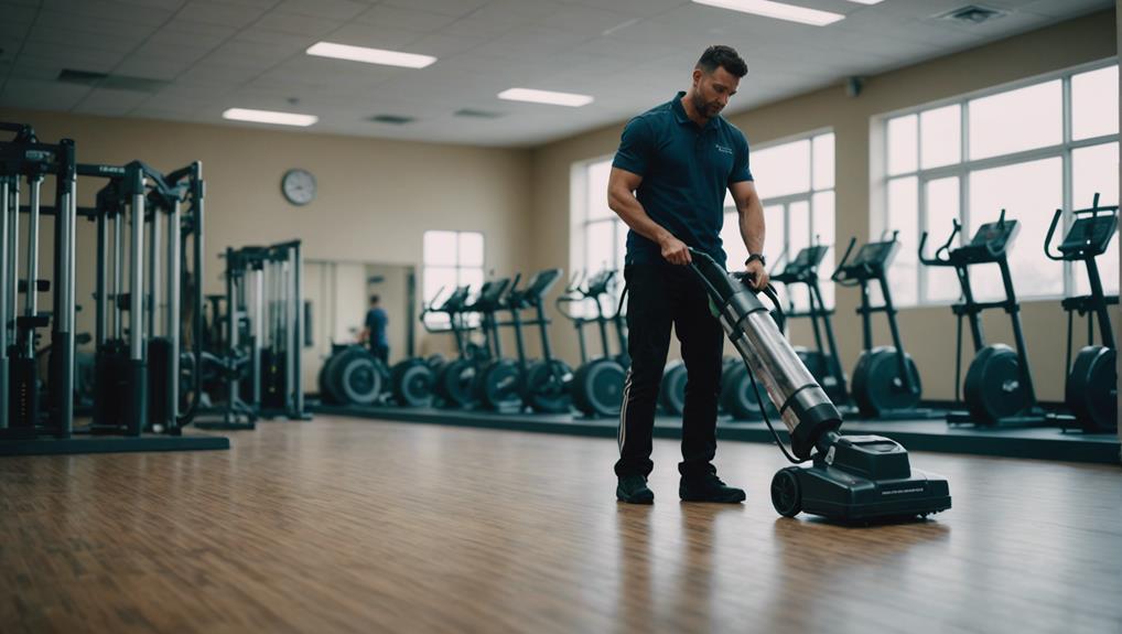 gym cleaning expertise offered