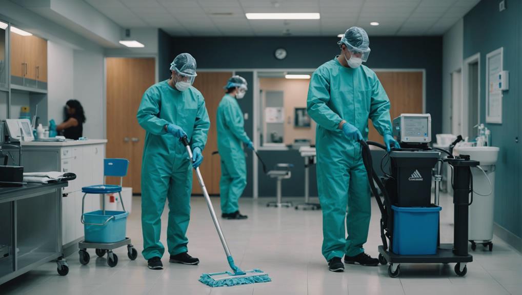 medical facilities cleaning service